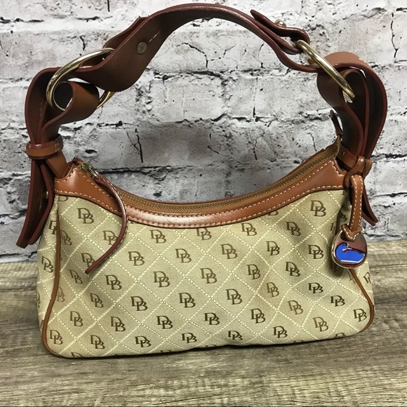 Dooney & Bourke Handbags - Dooney & Bourne Db brown logo handbag needs TLC